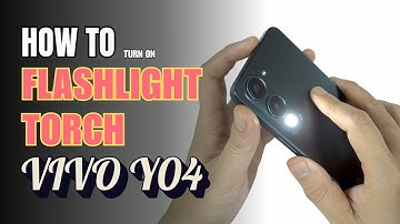 How to turn on Flashlight | Torch on Vivo Y04