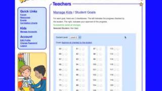 WE CAN! Website User Guide (for teachers) - 04 Setting Goal Level