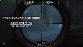 Save ROUX and TUKURA || Modern combat 5 Chapter 6 GILMAN HQ [ Spec Ops - 2 SNIPING ].#mc5 #headshots screenshot 3