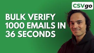 How to Bulk Verify 1000 Emails In 36 Seconds