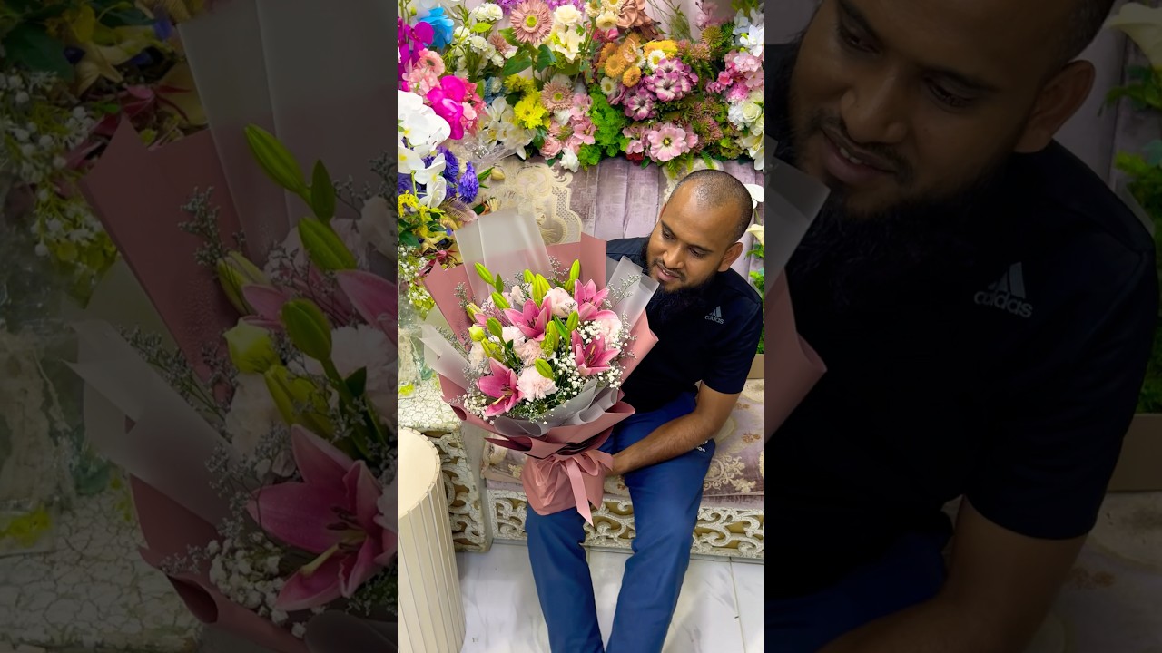 pink lily flower Movie Saiyaara/MD HANIF / Amazing flower 