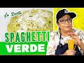 SPAGHETTI VERDE (La Receta) |  Doña Rosa Rivera Cocina