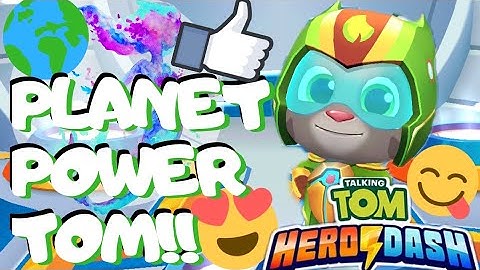 My Talking Tom Hero Dash Run - New Event! Force of Nature: Planet Power Tom vs Obstacle Crazy!