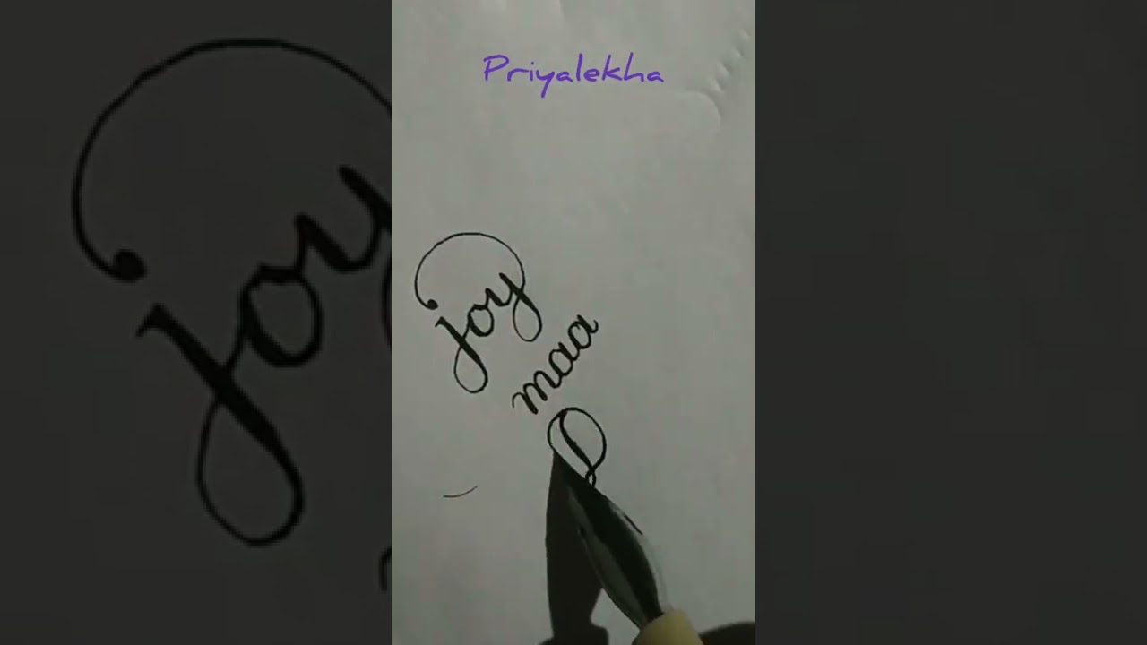 'Joy Maa Durga' Handwriting Practice | 