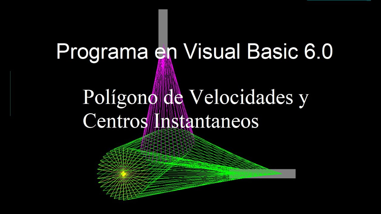 Programa de Polígono de Velocidades en Visual Basic 6.0 - YouTube