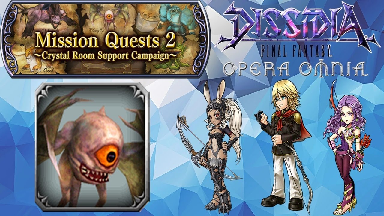 [DFFOO GLOBAL] Mission Quest ~Crystal Room Support Campaign 2~. Mission Quest II LUFENIA