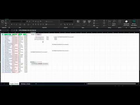 FILTER Function in Excel | Extract Data Easily with Dynamic Formula (Step-by-Step)