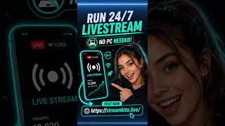 Pre recorded livestream easy now  | no PC needed #livestream #shorts