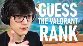 iiTzTimmy Tries to Guess VALORANT Ranks...
