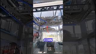 Hidden Glass Garage for Luxury Cars 🤯 #shorts #car lover #millionaire #viral