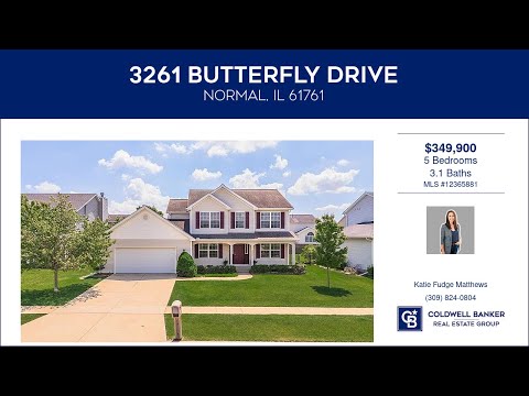 3261 Butterfly Drive, Normal, IL home video tour