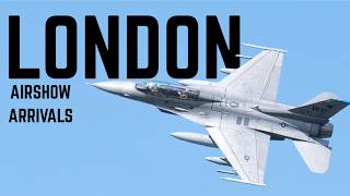 London Airshow 2026 - Thursday Arrivals: F16, F18 + KC135