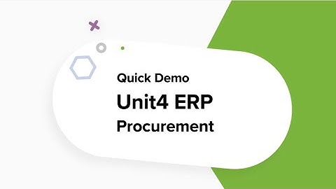 Unit4 ERP - Procurement Explainer Video