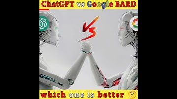 Chat GPT ⚡ vs ⚡ Google Bard  💥💣 | chatgpt | google | #short #google #viral