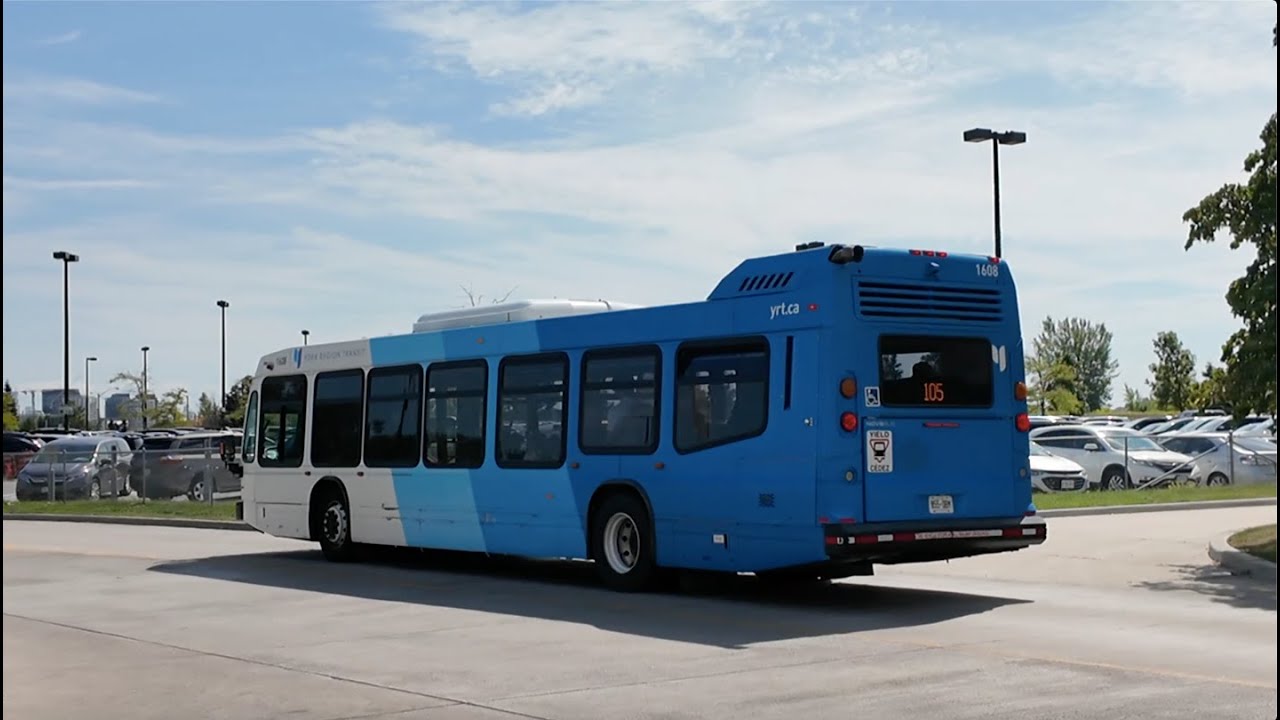 YRT 105 Dufferin North Bus Ride 