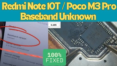 FIXED! Redmi Note 10T 5G / Poco M3 Pro Baseband Unknown (Water Damage Repair) | Damaged 1.8V LDO