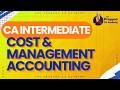 COSTING CLASS CA INTER