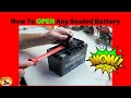How To Open Any SEALED Vehicle Battery So You Can You Can do This https://youtu.be/LMulvB6TtQA!