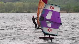 Windfoil Et Wingfoil Le 15 Mai 2021 Au Lac De Madine, En Lorraine