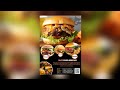 How to Design a Restaurant Flyer (Create a Food Flyer in InDesign CC | Hamburger)