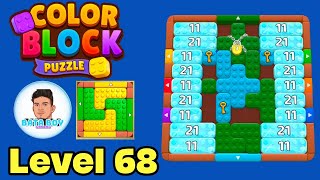 Color block puzzle 3d jam level 68 solution walkthrough  screenshot 3