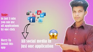 All Social media in just one application | Facebook & Instagram & twitter | all in one | lite app screenshot 2