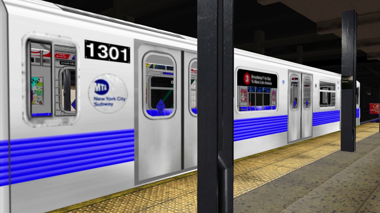 (December Wishes 2020 #19/31) [OpenBVE] 148th Street bound R62 2.0 3 ...