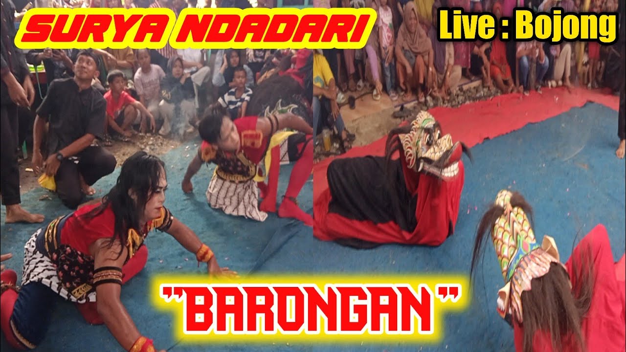 TARI BARONGAN EBEG SURYA NDADARI LIVE BOJONG WANGON