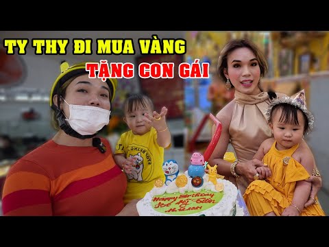 Video TY THY đi mua vàng tặng quà sinh nhật cho con gái Mỹ... - youtube