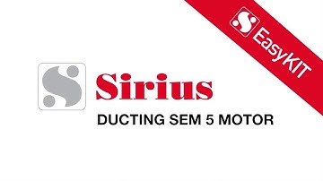 Sirius SEM5 Ducting Motor