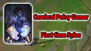 Cerebral palsy player playing Sylas for the first time in rank