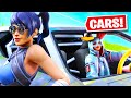 WE WON WITH A CAR IN FORTNITE