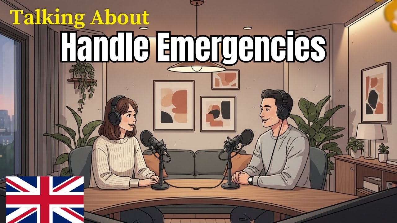 How to Handle Emergencies in English |  English Conversation Practice