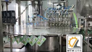 MTW High Speed Automatic Spout Pouch Filling & Capping Machine | Monoblock Filler