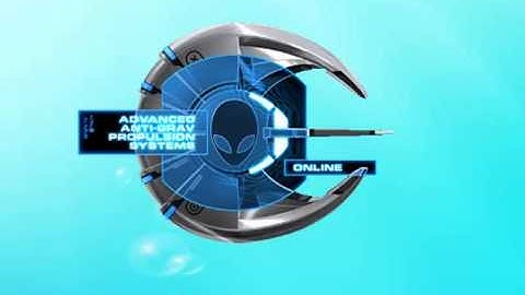 Windows Media Player Skin: Alienware Invader