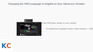 How to Select Language on an Alienware Monitor – Change OSD Language to English