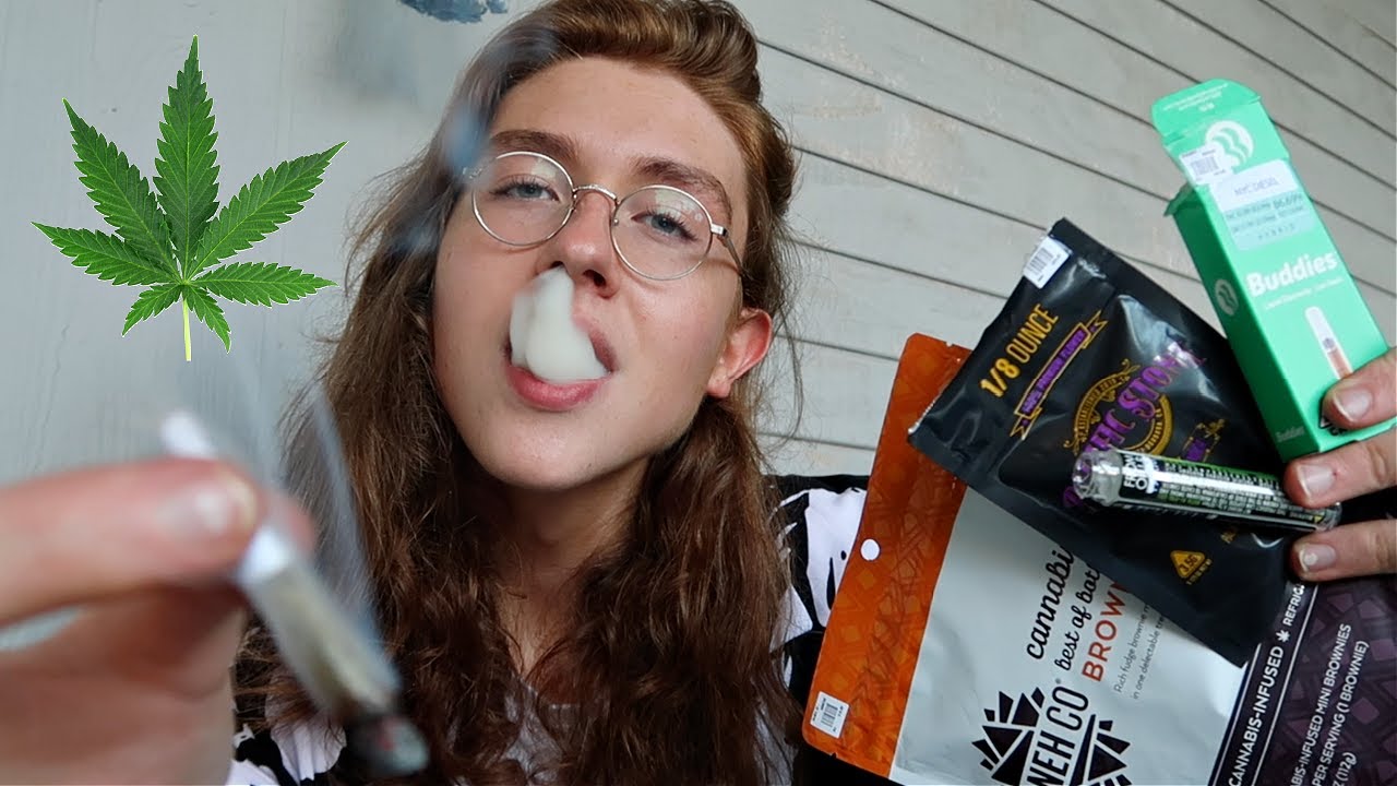 LA DISPENSARY WEED HAUL + SMOKE SESH
