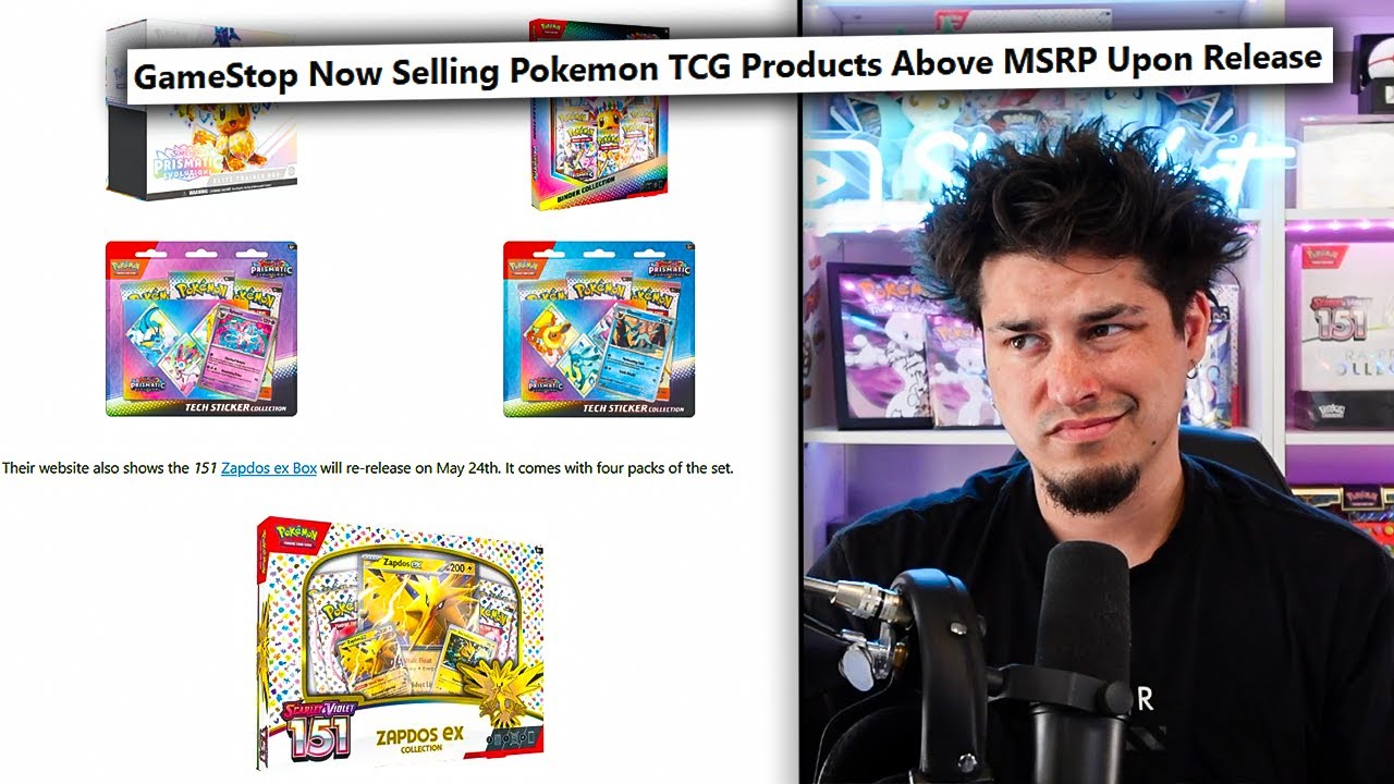Prismatic Evolutions & 151 Restock Announced! (GameStop Upcharging) Prismatic Evolutions & 151 Restock Announced! (GameStop Upcharging)