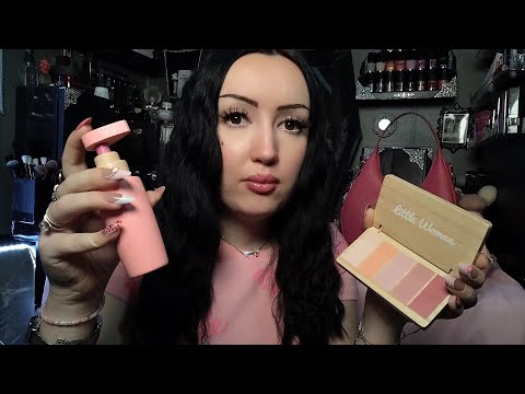 ASMR Doing your Wooden Makeup 💄 Tingly Wood Tapping and Scratching  