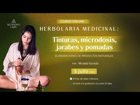 Promo Tinturas, Microdosis, Jarabes y Pomadas CURSO ONLINE widescreen