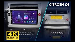 Citroen C4 2004-2009 Android Carplay Radio Instalacion 4K Tutorial
