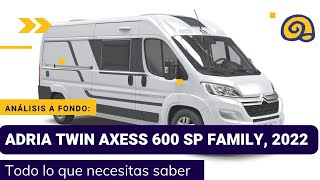 La camper más vendida en 2022! | Adria Twin Axess 600 SP Family, 2022