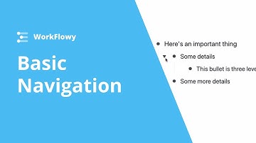Basic Navigation in Workflowy
