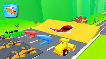 FUNNY GAMES - SHAPE SHIFTING RUN All Levels Gameplay Walkthrough Android, ios max T6JNGT