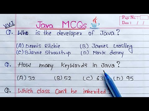 Video: Mis on Java Mcq-i baidikood?