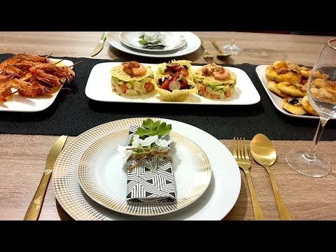 Vidéo: Menu De Table Du Nouvel An