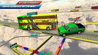 hill bus driving simulator impossible bus tracks ; Android gameplay PART1 screenshot 1