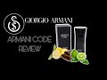 Armani code fragrance review  scentsation