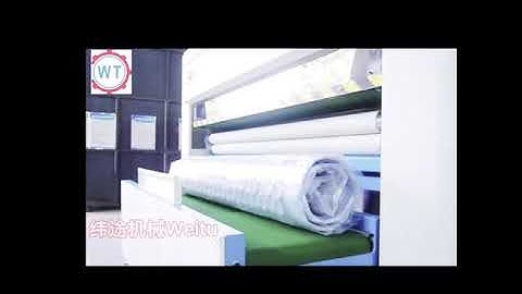 Weitu纬途机械 Automatic mattress packing compression rolling wrapping machine