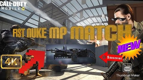 My fist MP MATCH Nuke using chopper LMG..